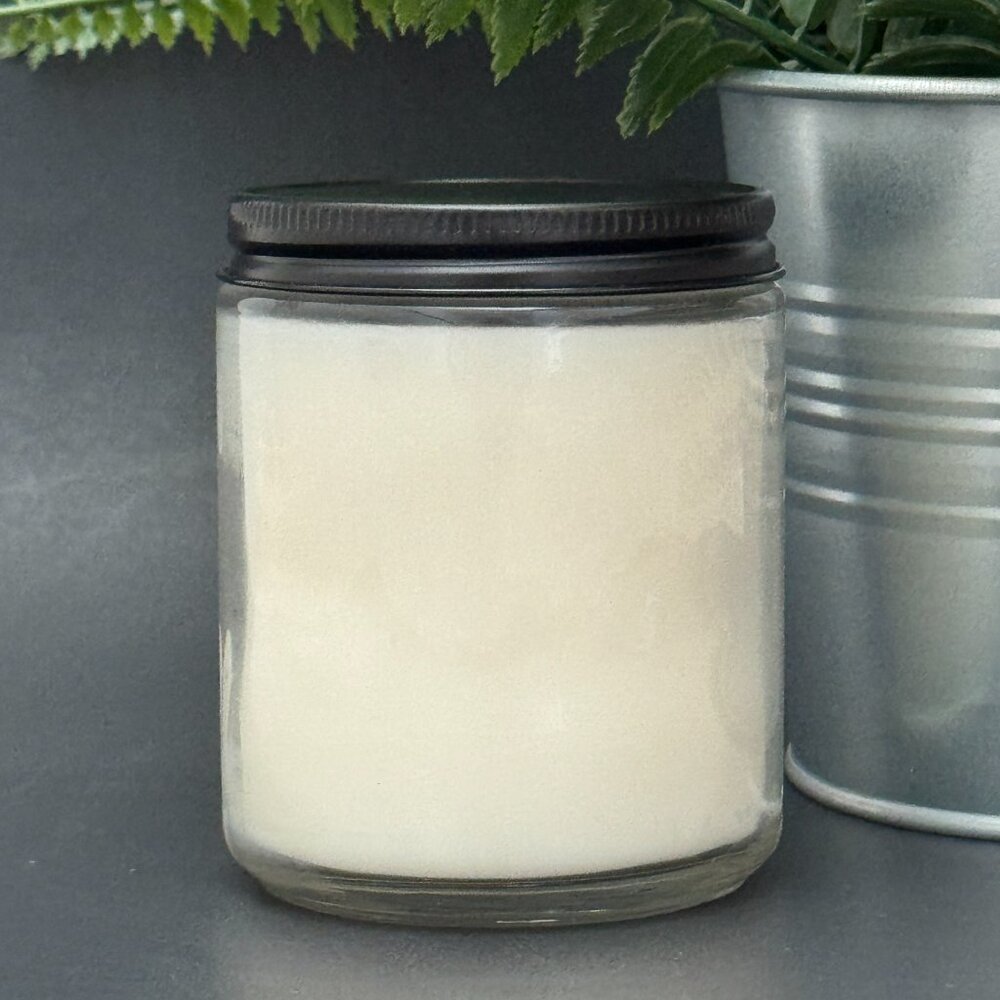 BBW Lavender Vanilla White Barn Bath & Body Works Mason Jar Single Wick Candle - Picture 2 of 10